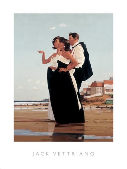 Jack Vettriano's Contemporary Oil Painting - Missing Man II