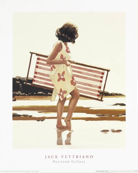 Jack Vettriano's Contemporary Oil Painting - Sweet Bird Of Youth Study