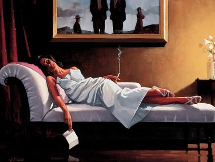 Jack Vettriano's Contemporary Oil Painting - The Letter