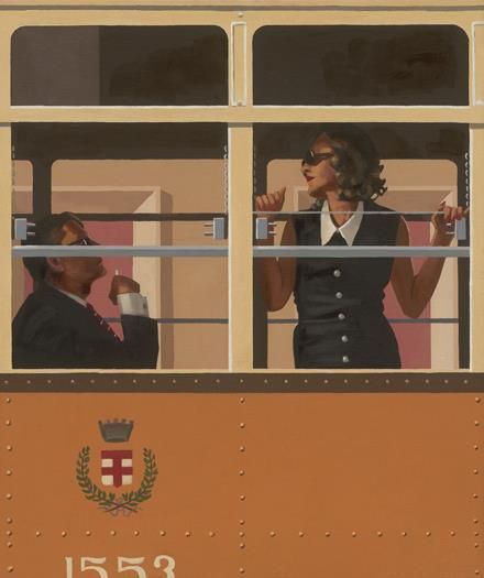 Jack Vettriano's Contemporary Oil Painting - The Look of Love