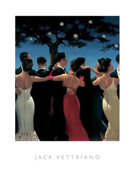 Jack Vettriano's Contemporary Oil Painting - Waltzers