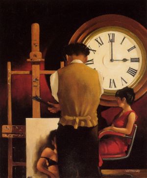 Contemporary Artwork by Jack Vettriano - Clock