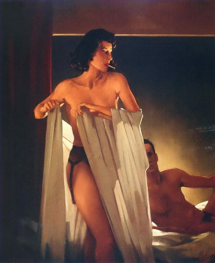 Jack Vettriano's Contemporary Oil Painting - Not identified 3