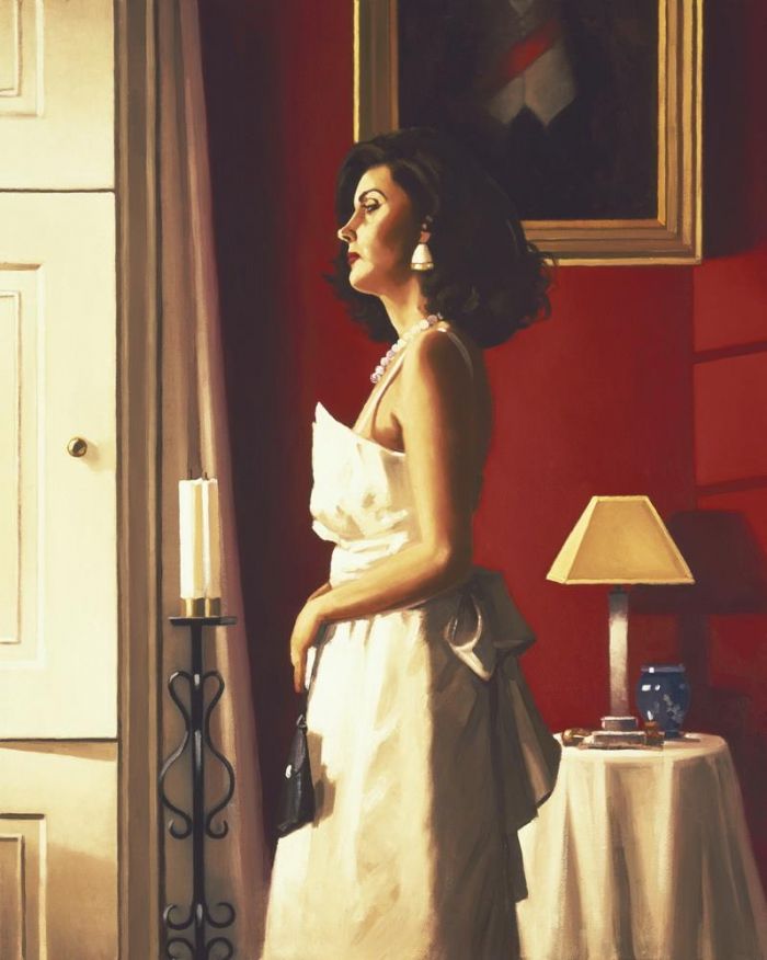 Jack Vettriano's Contemporary Oil Painting - One moment in time
