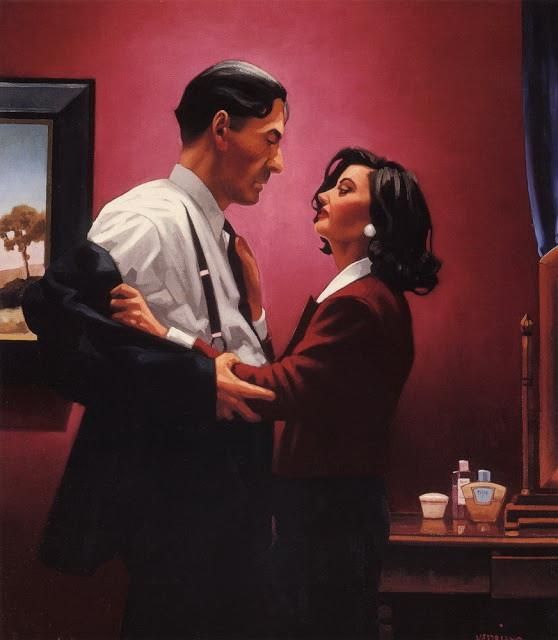 Jack Vettriano's Contemporary Oil Painting - Welcome to my world