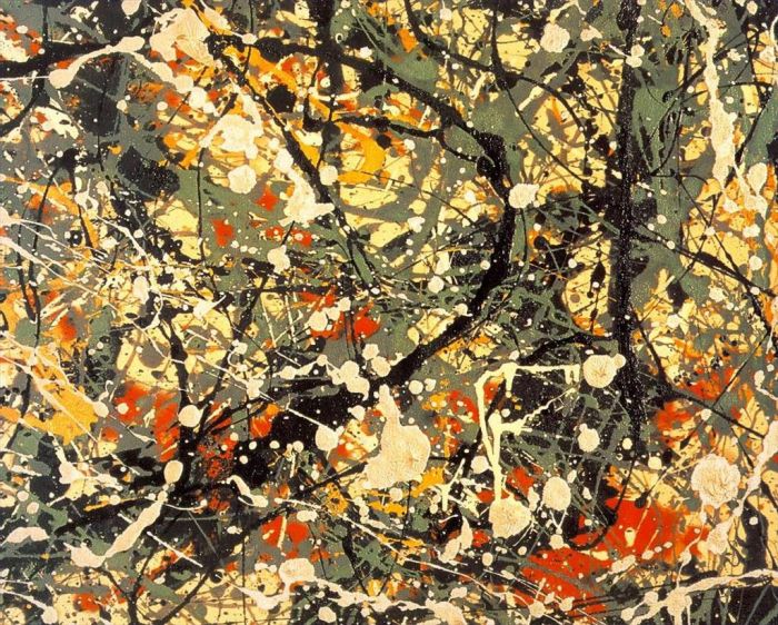 Jackson Pollock's Contemporary Oil Painting - Number 8