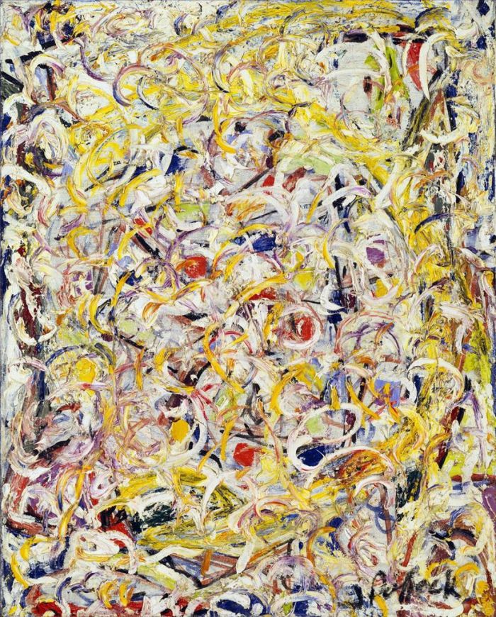 Jackson Pollock's Contemporary Various Paintings - Shimmering Substance