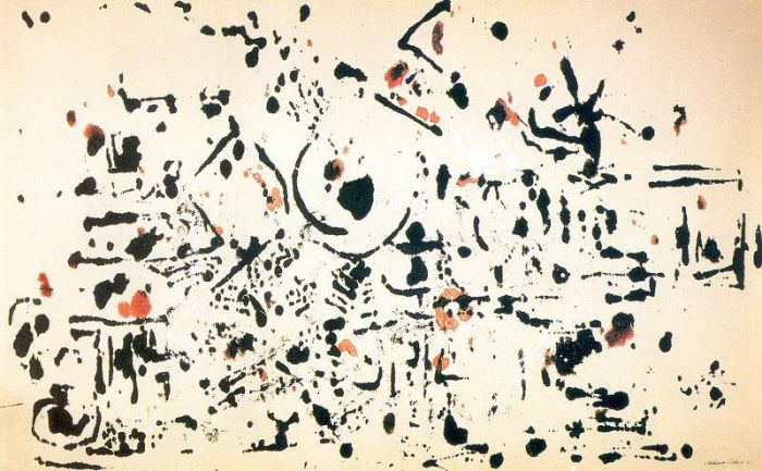 Jackson Pollock's Contemporary Various Paintings - Untitled 1951