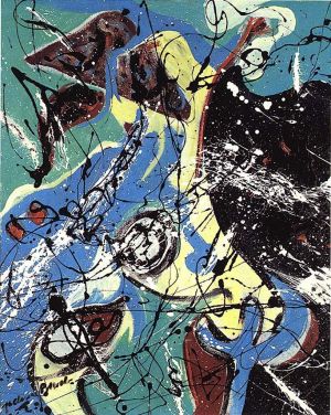 Contemporary Artwork by Jackson Pollock - Waterbirds