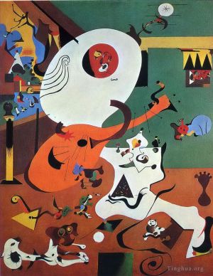 Contemporary Artwork by Joan Miro - Dutch Interior
