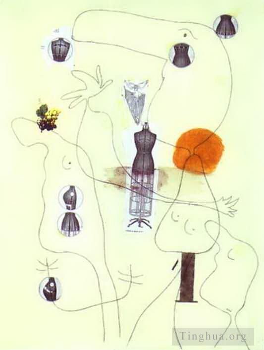 Joan Miro's Contemporary Various Paintings - Metamorphose