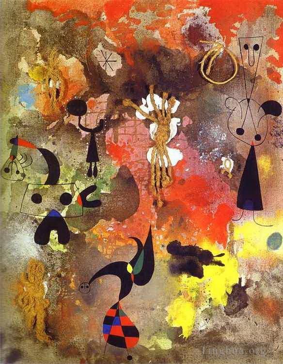 Joan Miro's Contemporary Various Paintings - Painting 1950