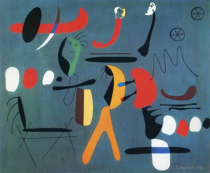 Joan Miro's Contemporary Various Paintings - Painting 3