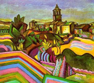 Contemporary Artwork by Joan Miro - Prades the Village