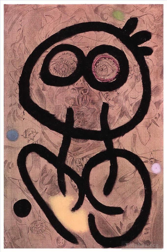Joan Miro's Contemporary Various Paintings - Self Portrait I