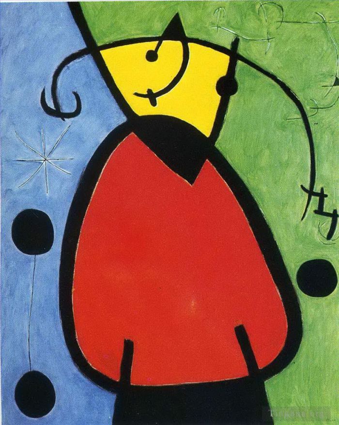 Joan Miro's Contemporary Various Paintings - The Birth of Day