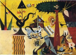 Contemporary Artwork by Joan Miro - The Tilled Field