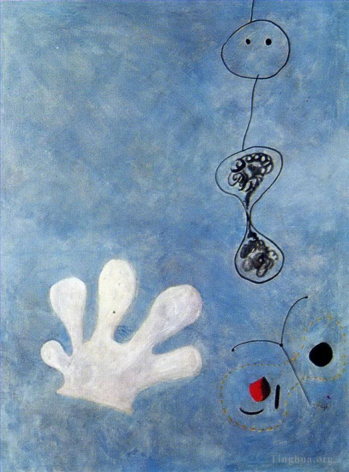 Joan Miro's Contemporary Various Paintings - The White Glove