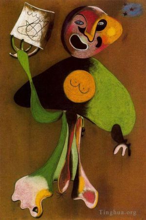 Contemporary Artwork by Joan Miro - Woman Opera Singer