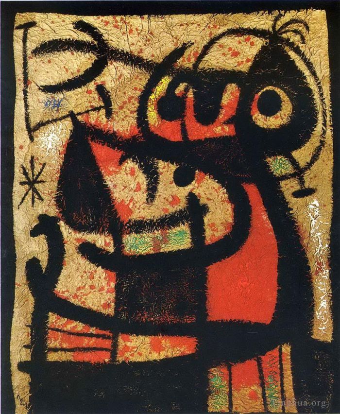 Joan Miro's Contemporary Various Paintings - Women and Birds