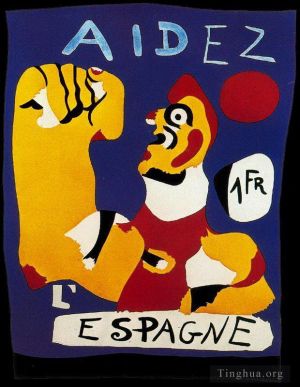 Contemporary Artwork by Joan Miro - Idez l Espagne