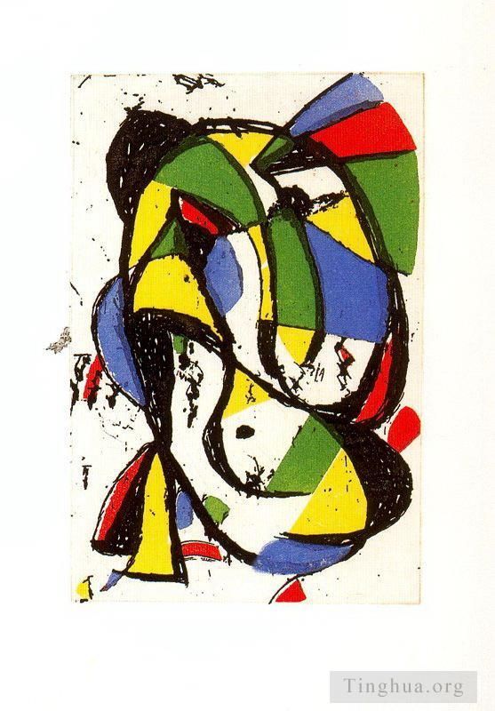 Joan Miro's Contemporary Various Paintings - Unknown title 4