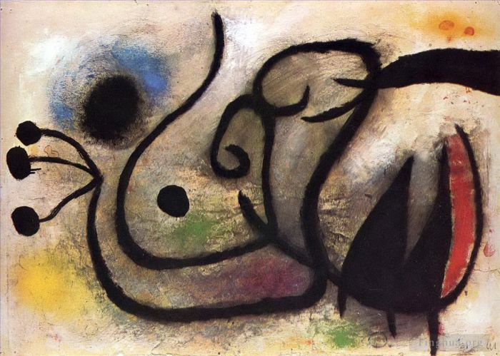 Joan Miro's Contemporary Various Paintings - Unknown title