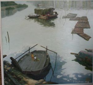 Contemporary Artwork by Li Jiahui - Quiet jiulong river