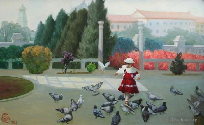 Li Jiahui's Contemporary Oil Painting - Spring