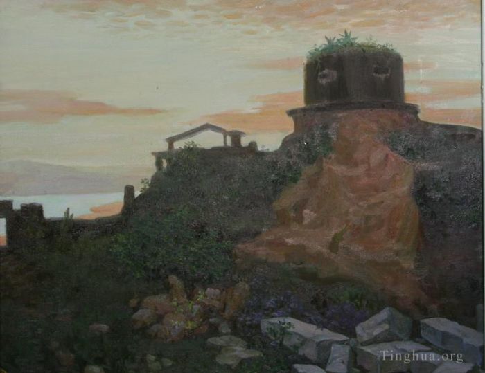 Li Jiahui's Contemporary Oil Painting - Xiamen island