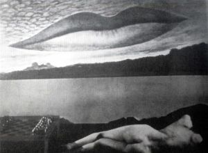 Contemporary Artwork by Man Ray - Bservatory time the lovers 1936
