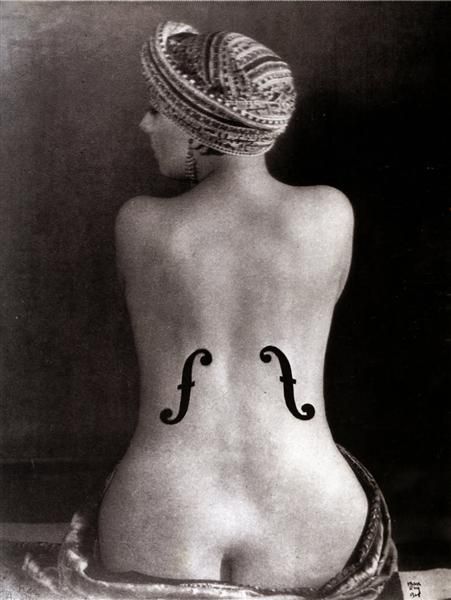 Man Ray's Contemporary Photography - Ingre s violin 1924