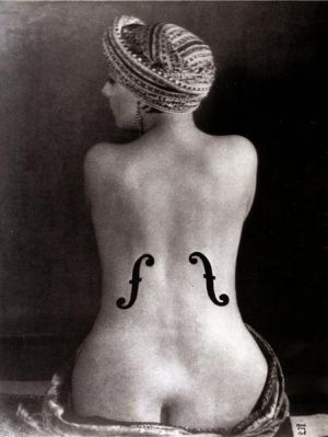 Contemporary Artwork by Man Ray - Ingre s violin 1924