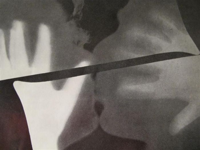 Man Ray's Contemporary Photography - Rayograph the kiss 1922