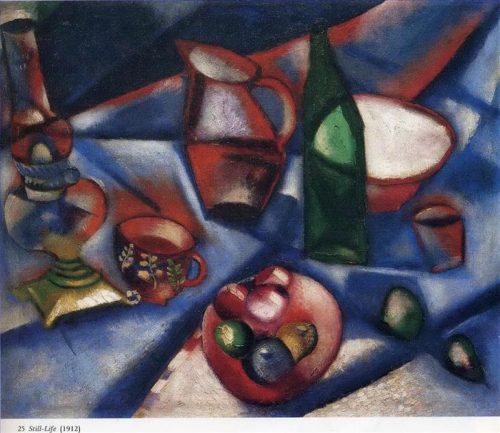 Marc Chagall's Contemporary Oil Painting - Still life