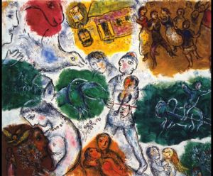 Contemporary Artwork by Marc Chagall - Composition