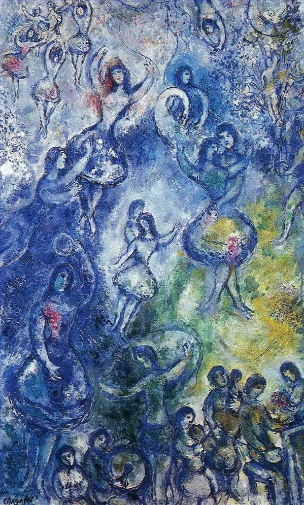 Marc Chagall's Contemporary Various Paintings - Dance
