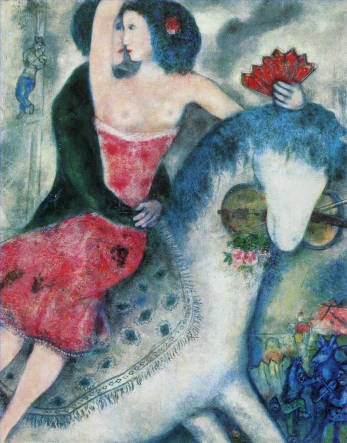 Marc Chagall's Contemporary Various Paintings - Equestrienne 2