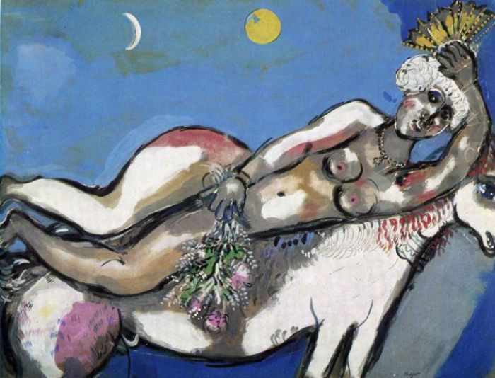Marc Chagall's Contemporary Various Paintings - Equestrienne