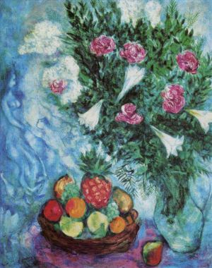 Contemporary Artwork by Marc Chagall - Fruits and Flowers