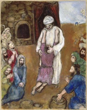 Contemporary Artwork by Marc Chagall - Joseph has been recognized by his brothers
