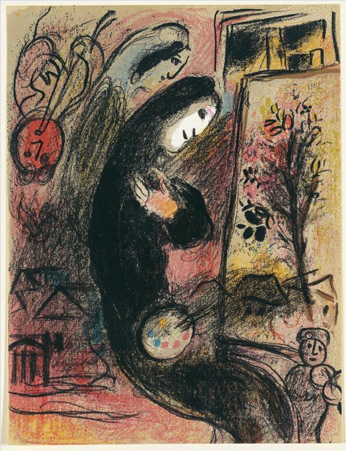 Marc Chagall's Contemporary Various Paintings - LInspire 1963
