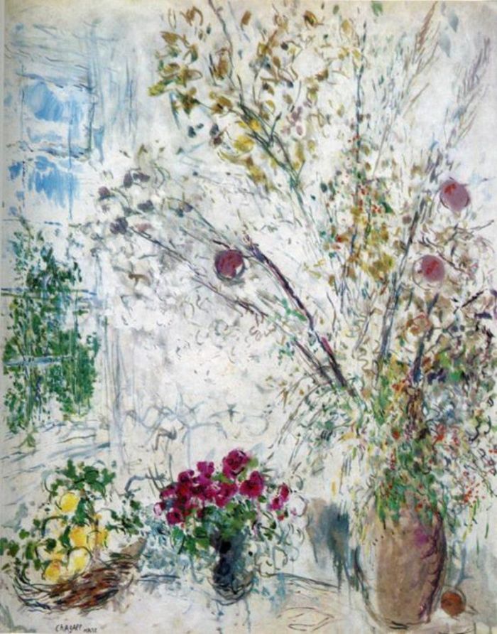 Marc Chagall's Contemporary Various Paintings - Lunaria