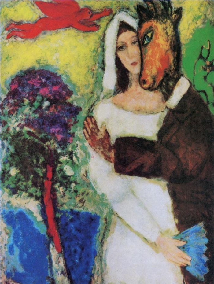 Marc Chagall's Contemporary Various Paintings - Midsummer Nights Dream