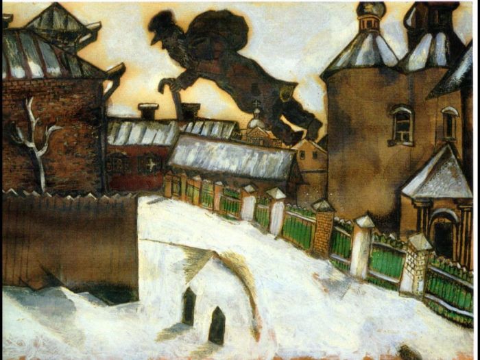 Marc Chagall's Contemporary Various Paintings - Old Vitebsk