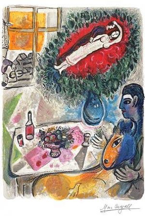 Contemporary Artwork by Marc Chagall - Reverie