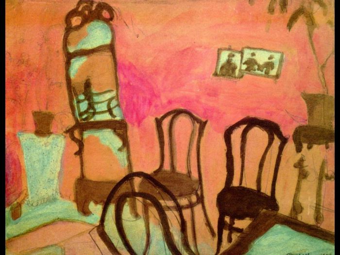 Marc Chagall's Contemporary Various Paintings - Small Drawing Room