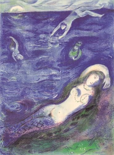 Marc Chagall's Contemporary Various Paintings - So I came forth of the Sea