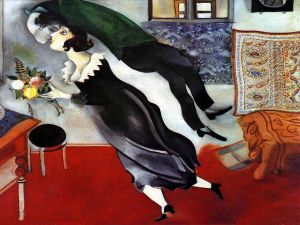 Contemporary Artwork by Marc Chagall - The Birthday