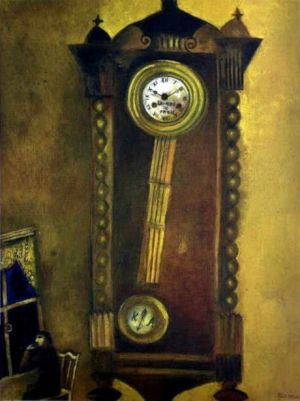 Contemporary Artwork by Marc Chagall - The Clock